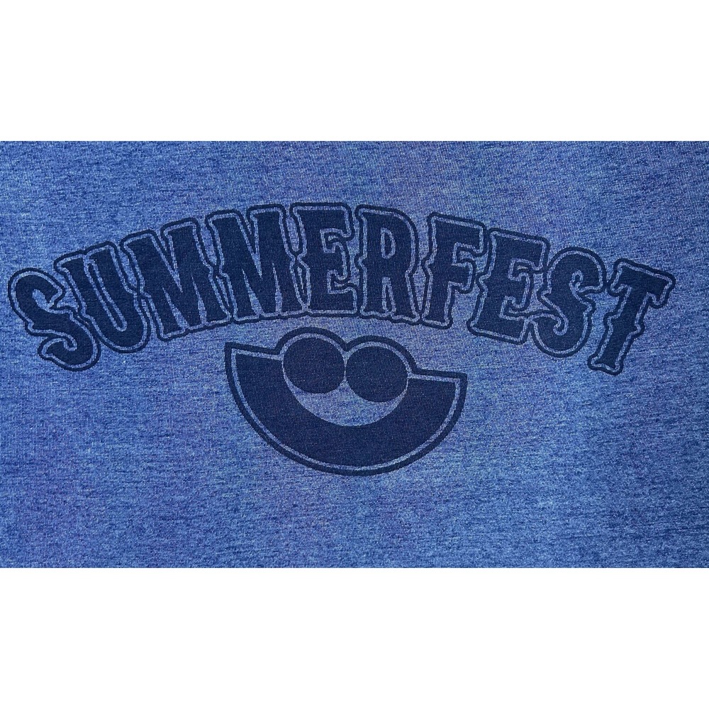 Red Jacket T- Shirt V Neck Blue Summerfest Size M Women's Short Sleeve Shirt EUC - Picture 2 of 5